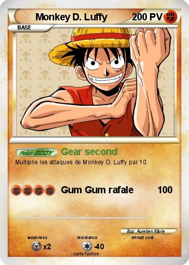 Pokemon Monkey D. Luffy