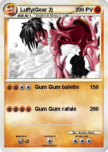 Pokemon Luffy(Gear 2)