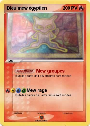 Pokemon Dieu mew égyptien