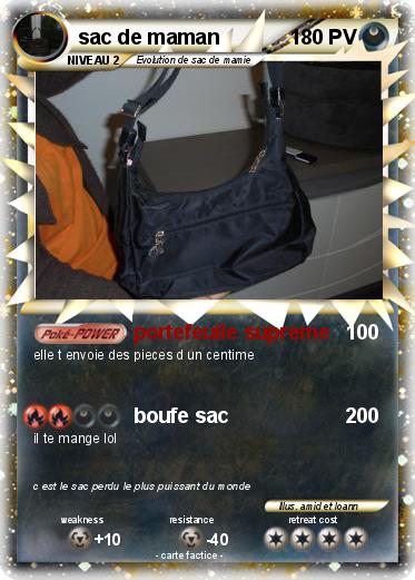 Pokemon sac de maman