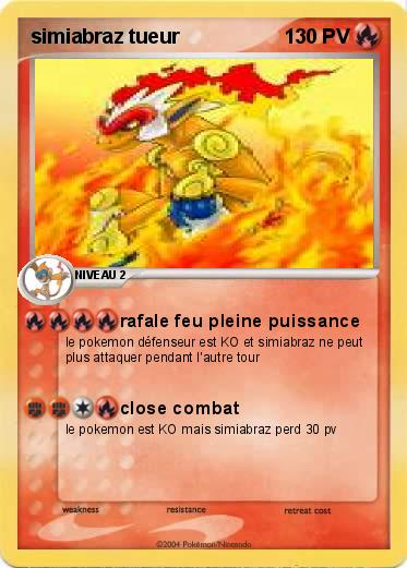Pokemon simiabraz tueur