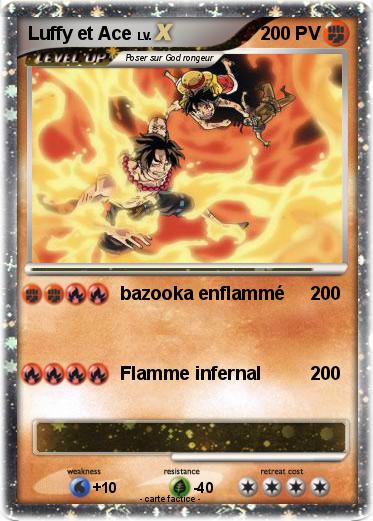 Pokemon Luffy et Ace