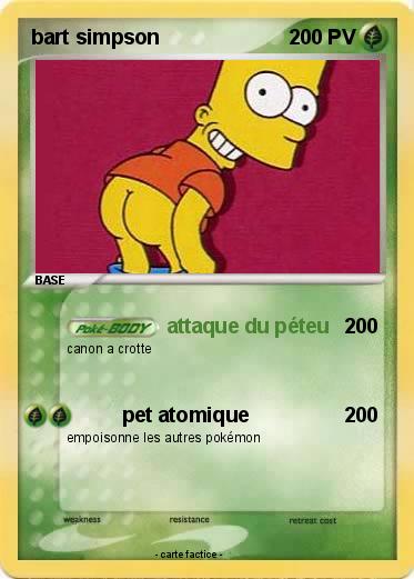 Pokemon bart simpson
