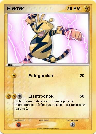 Pokemon Elektek