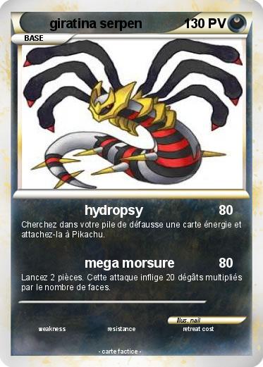 Pokemon giratina serpen