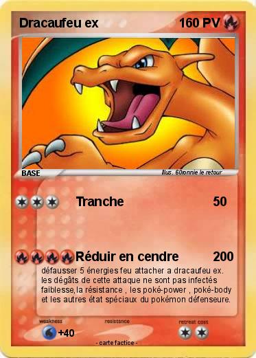 Pokemon Dracaufeu ex
