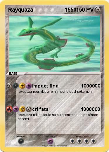 Pokemon Rayquaza                     1550