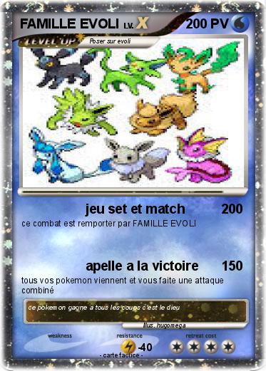 Pokemon FAMILLE EVOLI