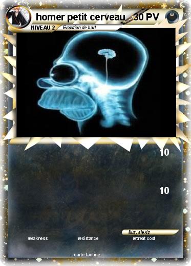 Pokemon homer petit cerveau