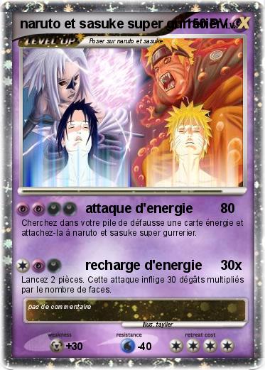 Pokemon naruto et sasuke super gurrerier