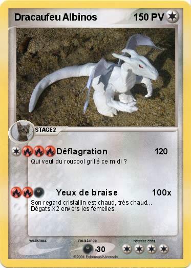 Pokemon Dracaufeu Albinos