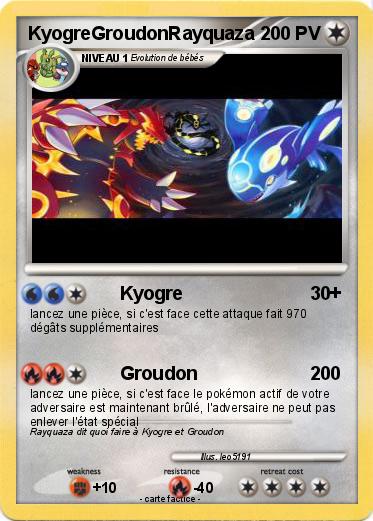 Pokemon KyogreGroudonRayquaza