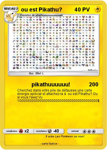 Pokemon ou est Pikathu?