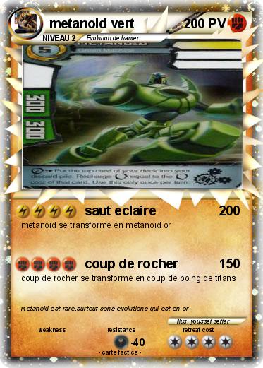 Pokemon metanoid vert