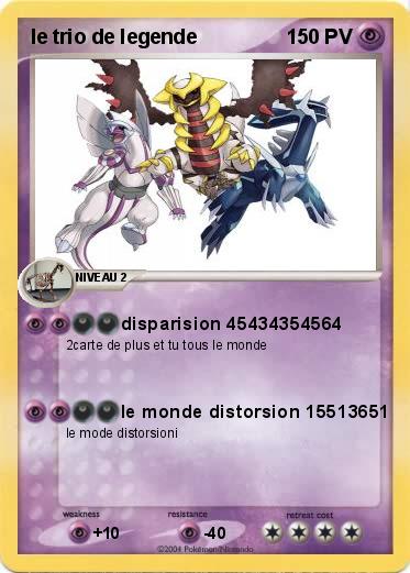 Pokemon le trio de legende 