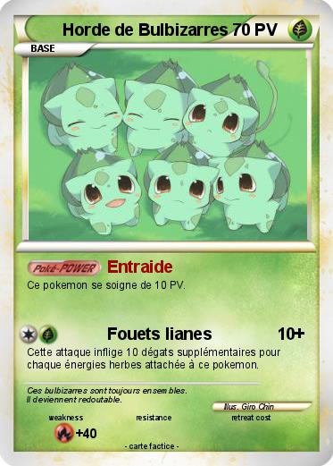 Pokemon Horde de Bulbizarres