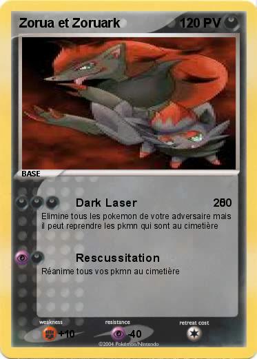 Pokemon Zorua et Zoruark