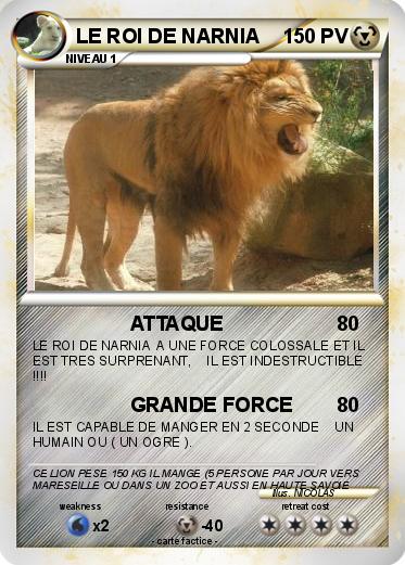 Pokemon LE ROI DE NARNIA