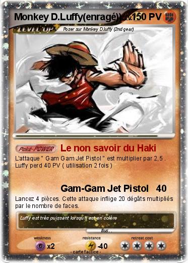 Pokemon Monkey D.Luffy(enragé))