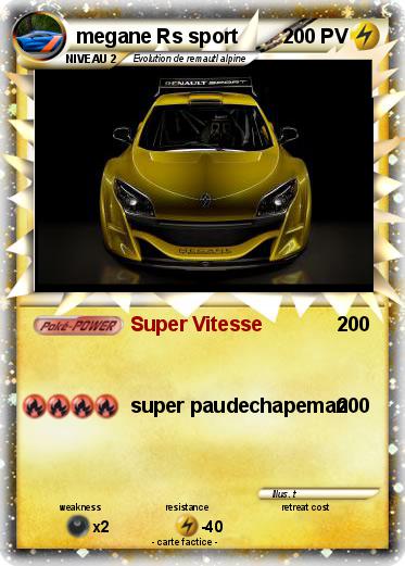 Pokemon megane Rs sport