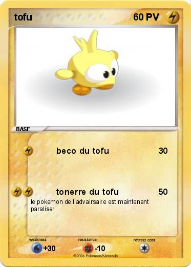 Pokemon tofu