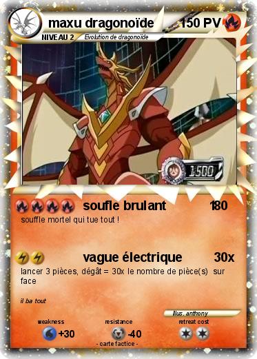 Pokemon maxu dragonoïde