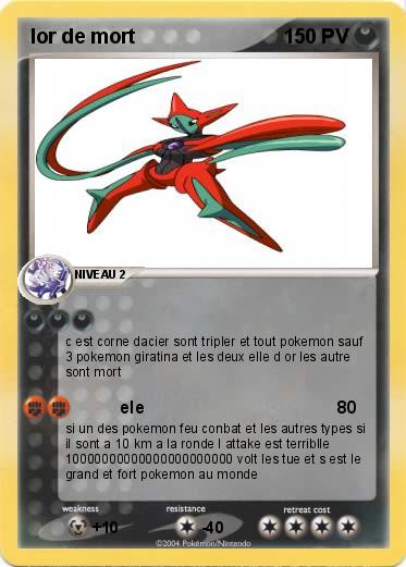 Pokemon lor de mort