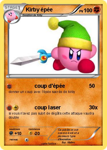 Pokemon Kirby épée