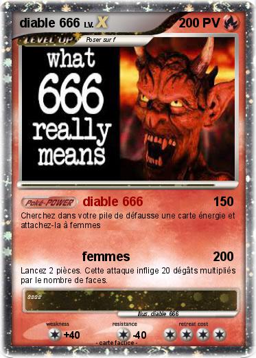 Pokemon diable 666