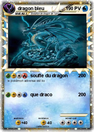 Pokemon dragon bleu