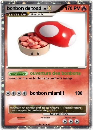 Pokemon bonbon de toad