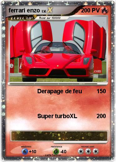 Pokemon ferrari enzo