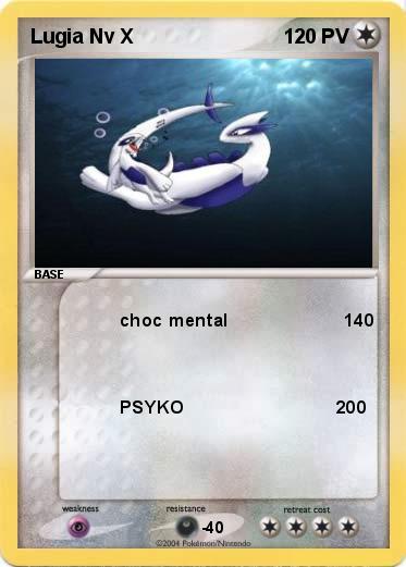 Pokemon Lugia Nv X