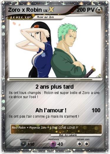 Pokemon Zoro x Robin