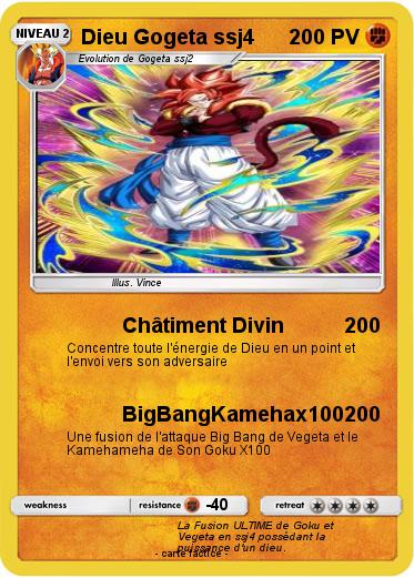 Pokemon Dieu Gogeta ssj4