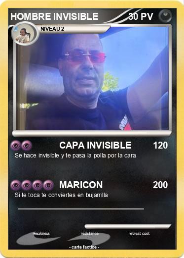 Pokemon HOMBRE INVISIBLE