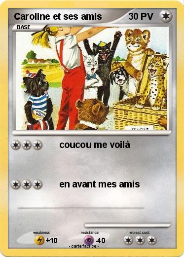 Pokemon Caroline et ses amis