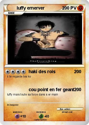 Pokemon luffy ernerver