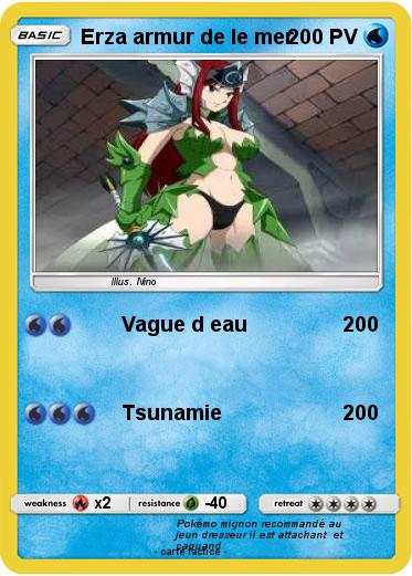 Pokemon Erza armur de le mer
