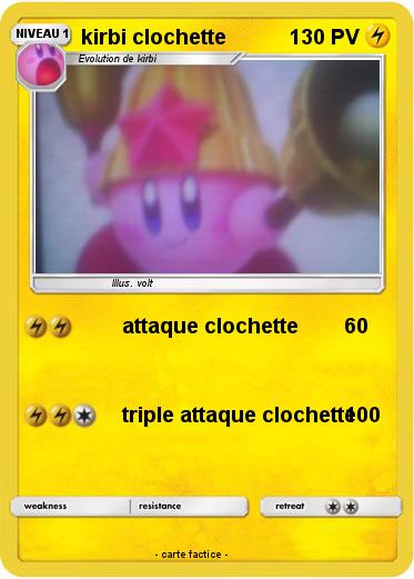 Pokemon kirbi clochette