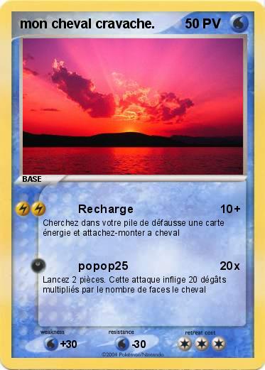 Pokemon mon cheval cravache.