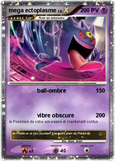 Pokemon mega ectoplasme