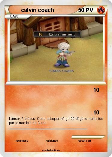 Pokemon calvin coach