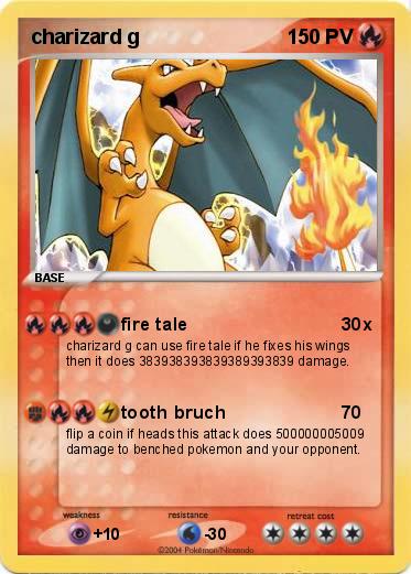 Pokemon charizard g