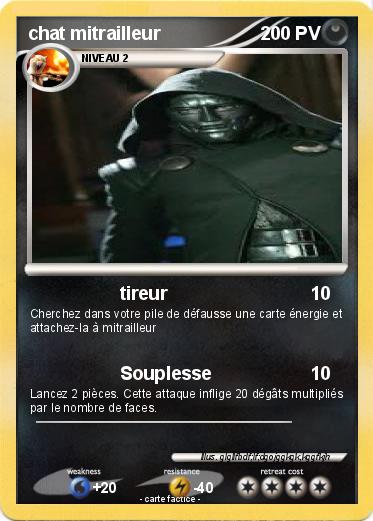 Pokemon chat mitrailleur