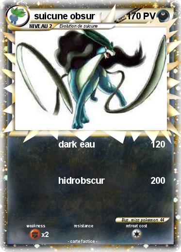 Pokemon suicune obsur