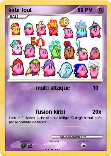 Pokemon kirbi tout