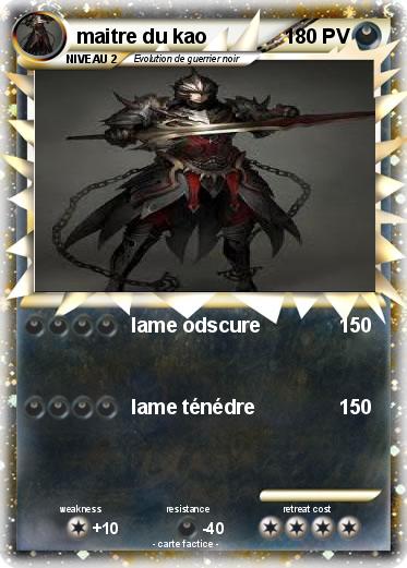 Pokemon maitre du kao