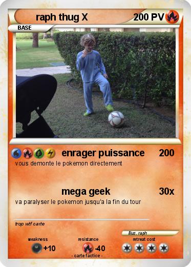 Pokemon raph thug X