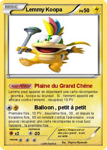 Pokemon Lemmy Koopa
